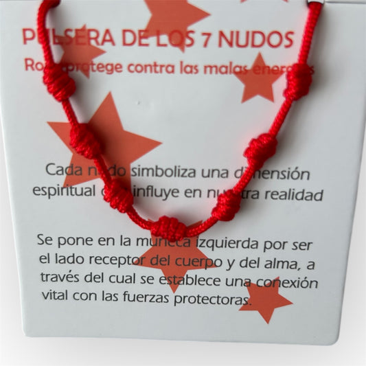 Pulsera 7 nudos