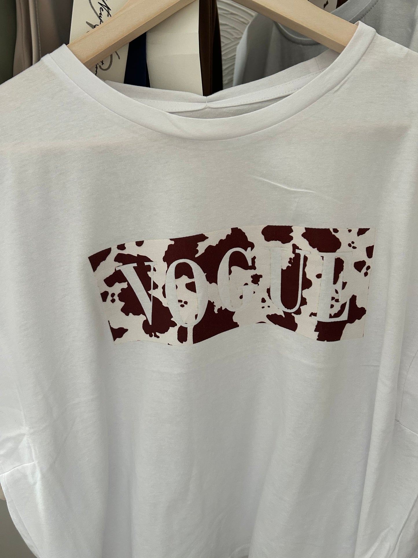 Camiseta Vogue Vaca